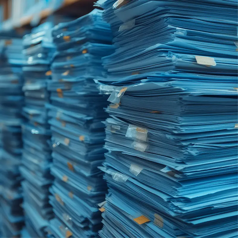 Stacks upon stacks of paperwork